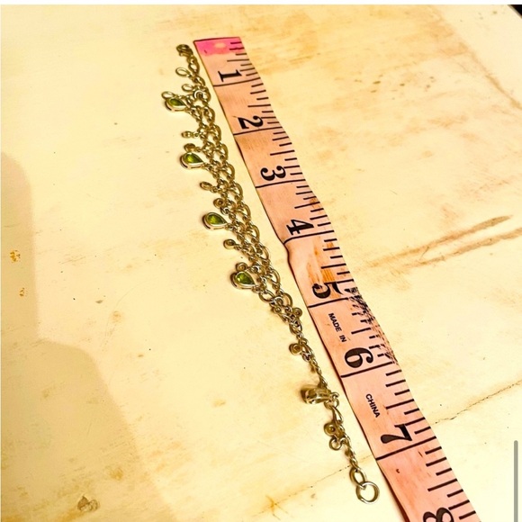 Peridot and Citrine Sterling Silver Charm Bracelet from The Silver Company - Picture 10 of 10